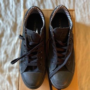 All Black Converse